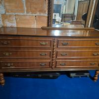 Mobile cassettiera in legno di noce