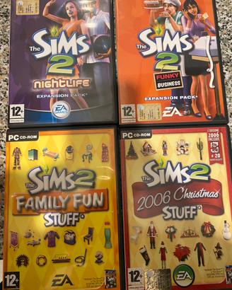 Combo 4 giochi the sims 2 pc