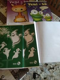 Quaderni quadretti 5 cm. e righe