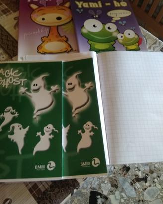 Quaderni quadretti 5 cm. e righe