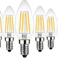 **LVWIT 6 Lampadine LED E14 7W Candela 2700K Vinta
