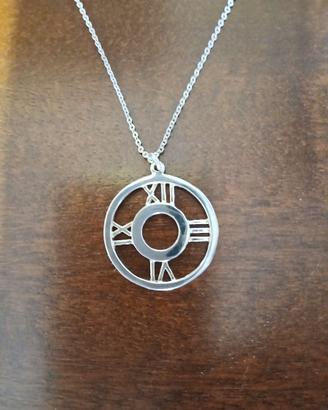 collana e ciondolo Atlas argento TIFFANY e scatola