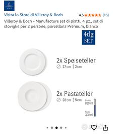 Set piatti nuovo villeroy & boch