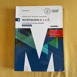 Libro matematica c.v.d. edizione blu