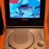 LETTORE DVD/MPEG 4 PORTATILE MAJESTIC DVX 301  