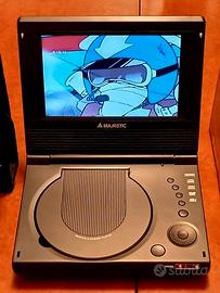 LETTORE DVD/MPEG 4 PORTATILE MAJESTIC DVX 301  