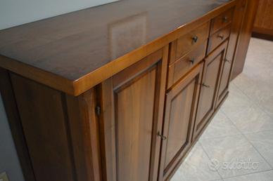 credenza in arte povera massello 