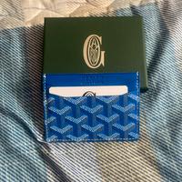portacarte goyard azzurro