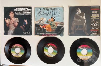 Adriano Celentano 3 dischi 45 giri anni '60