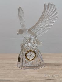 Orologio da tavolo in cristallo con aquila – RCR 