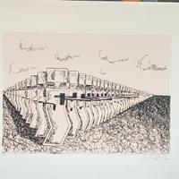 Ibrahim Kodra - Serigrafia 1/8 Firmata,