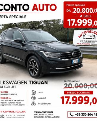 Volkswagen Tiguan 2.0 TDI SCR Life 155.000KM 2022