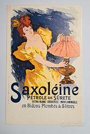 Cartolina Manifesto per il petrolio illuminazione