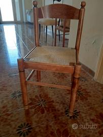 Sedie in legno vintage