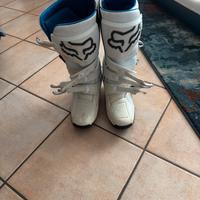 Stivali Motocross Fox Bianchi - Taglia 44