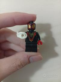 minifigure lego spider man miles morales originale