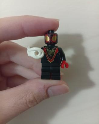 minifigure lego spider man miles morales originale