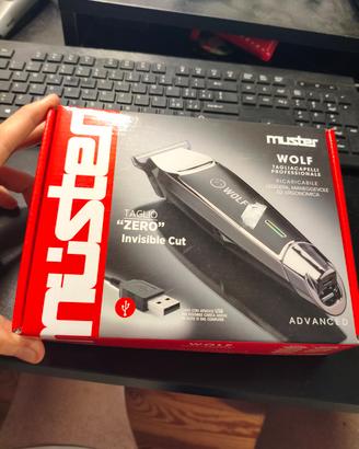 tagliacapelli regola barba muster Wolf advanced