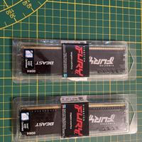 Coppia di 8gb di ram DDR4 Kingston 