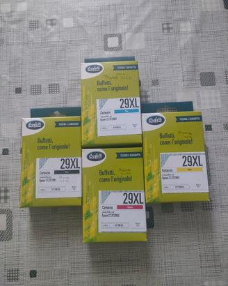 Cartucce nuove originali buffetti .xl29 Epson 