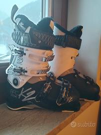 scarponi sci K2 misura 39 cioè 24,5