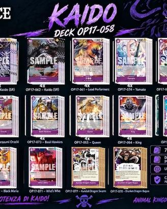 Deck Kaido OP17-058 Metà ENG