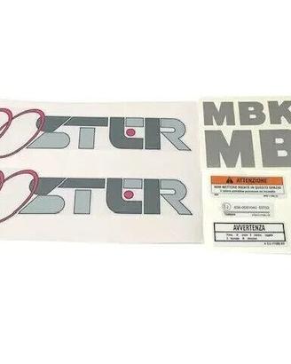 ADESIVI MBK BOOSTER 50 TRASPARENTE GRIGIO CHIARO G