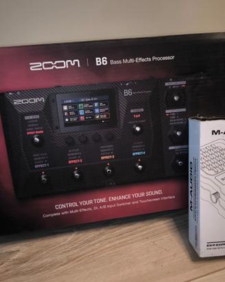 Zoom B6 multieffetto  + pedale d’espressione