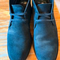Polacchino Tod's pelle scamosciata blu