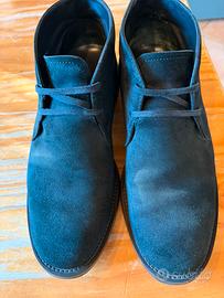 Polacchino Tod's pelle scamosciata blu