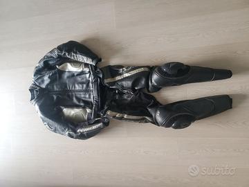 Tuta in pelle divisibile uomo tg 48 dainese