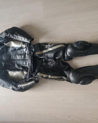 Tuta in pelle divisibile uomo tg 48 dainese