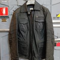 Giacca vera pelle morbida, taglia 42, NUOVA,unisex