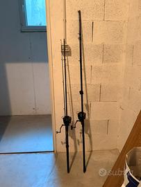 Canne e mulinelli carpfishing