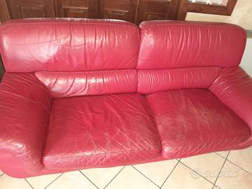 Divano di pelle poltrone sofà 