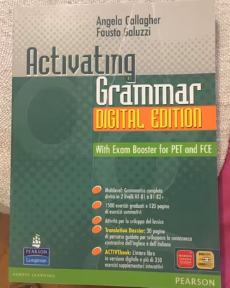 Libro PEARSON di grammatica inglese