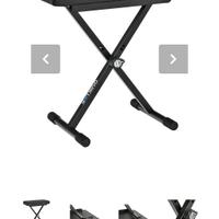 panca pianoforte tastiera Quicklok