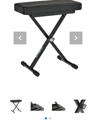 panca pianoforte tastiera Quicklok