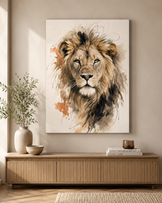 Tela 50x70: The Silent King