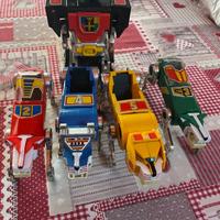 Voltron golion vintage robot completo leoni