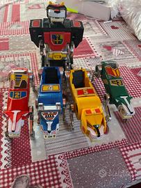 Voltron golion vintage robot completo leoni