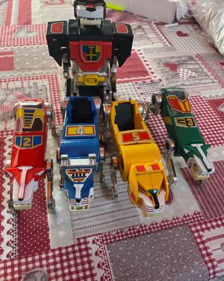 Voltron golion vintage robot completo leoni