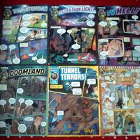 Brevi fumetti Doctor Who,inediti,in inglese+schede