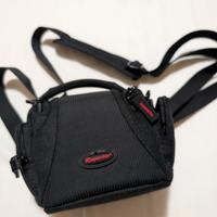 Borsa camera fotografica a tracolla come nuova