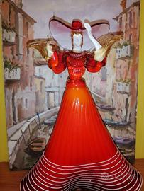 bambola vetro provenienza murano