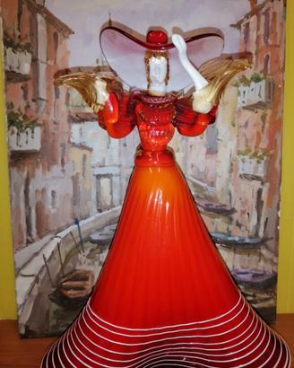 bambola vetro provenienza murano
