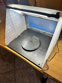Cabina di aspirazione per aerografo