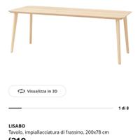 Tavolo IKEA LISABO