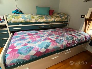 Doppio letto salvaspazio