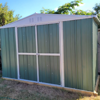 Box giardino lamiera zincata 327x155cm verde